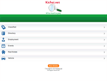 Tablet Screenshot of kichai.net